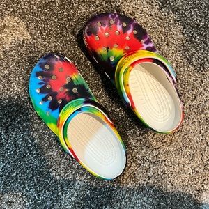 Tye Dye Crocs